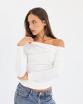 OFF SHOULDER LONG SLEEVE