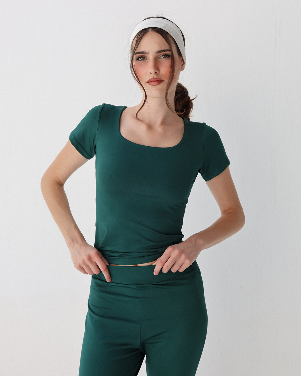 Clean Cut Sleeves Square Neck