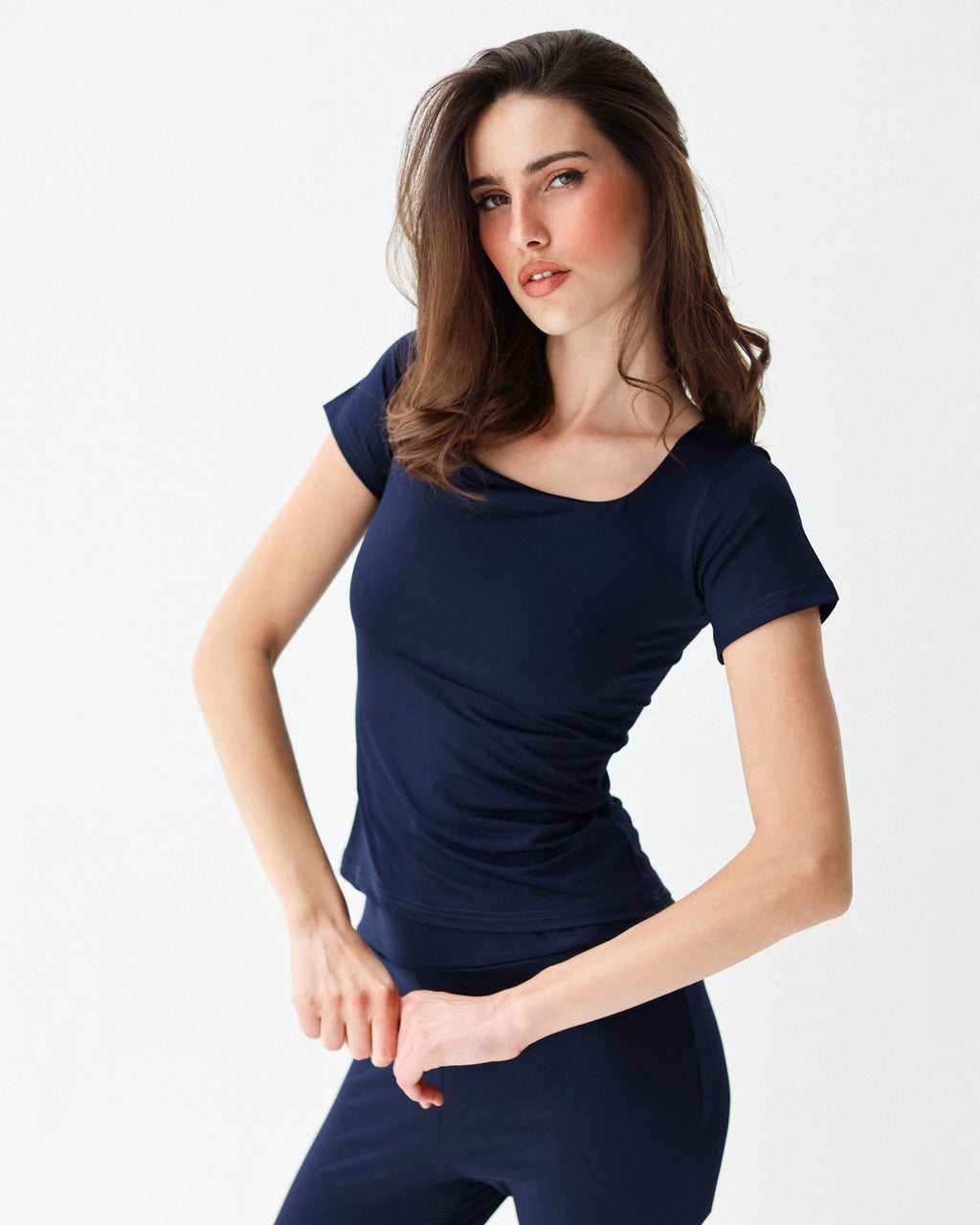 Clean Cut Sleeves Square Neck