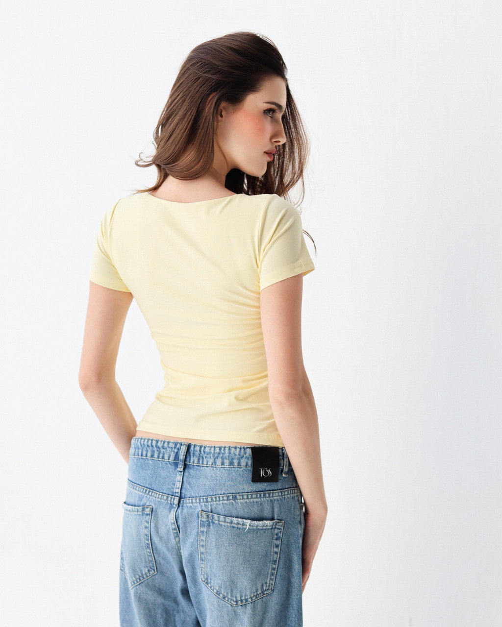 Clean Cut Sleeves Square Neck